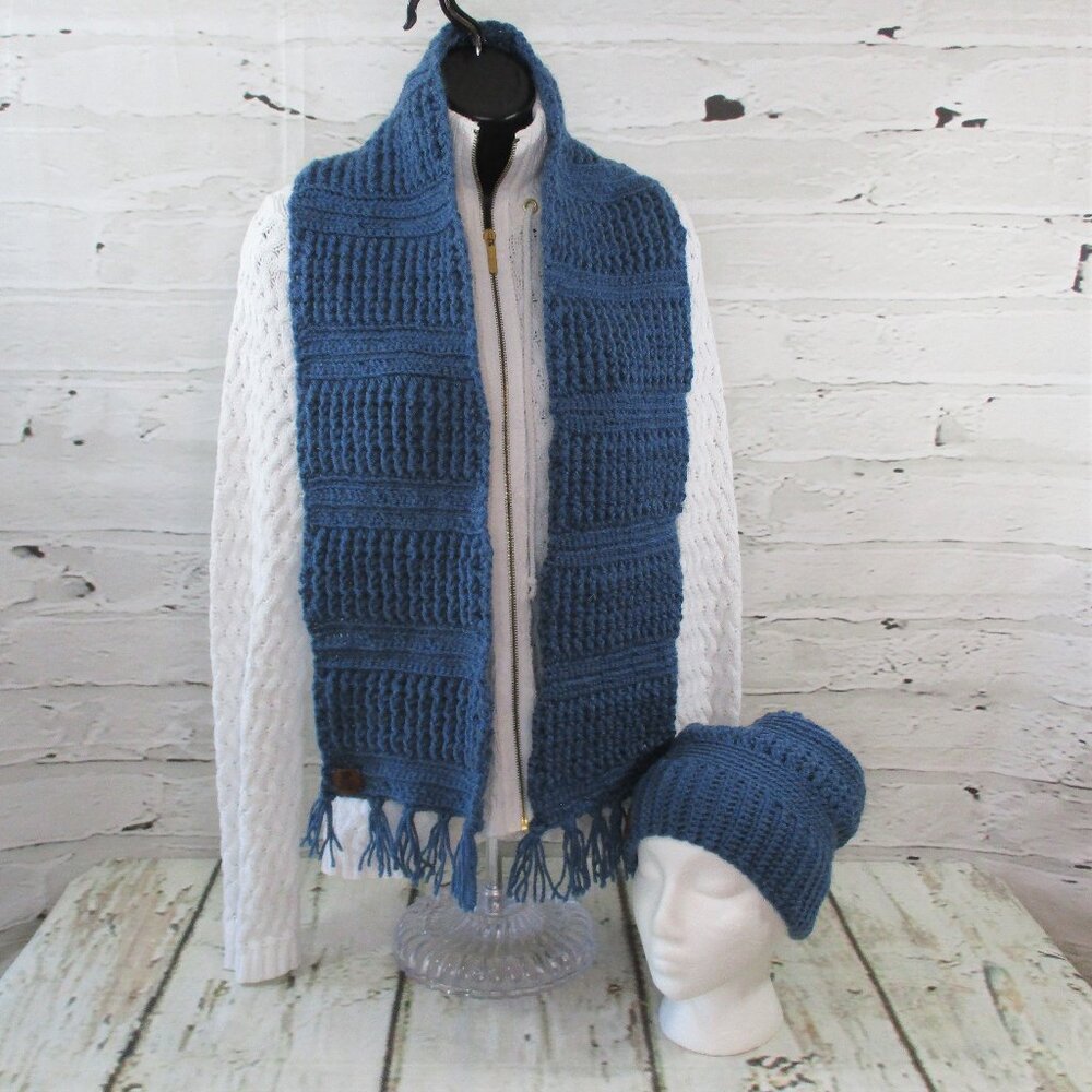 Duncan Street Designs Handcrafted Scarf and Hat Set